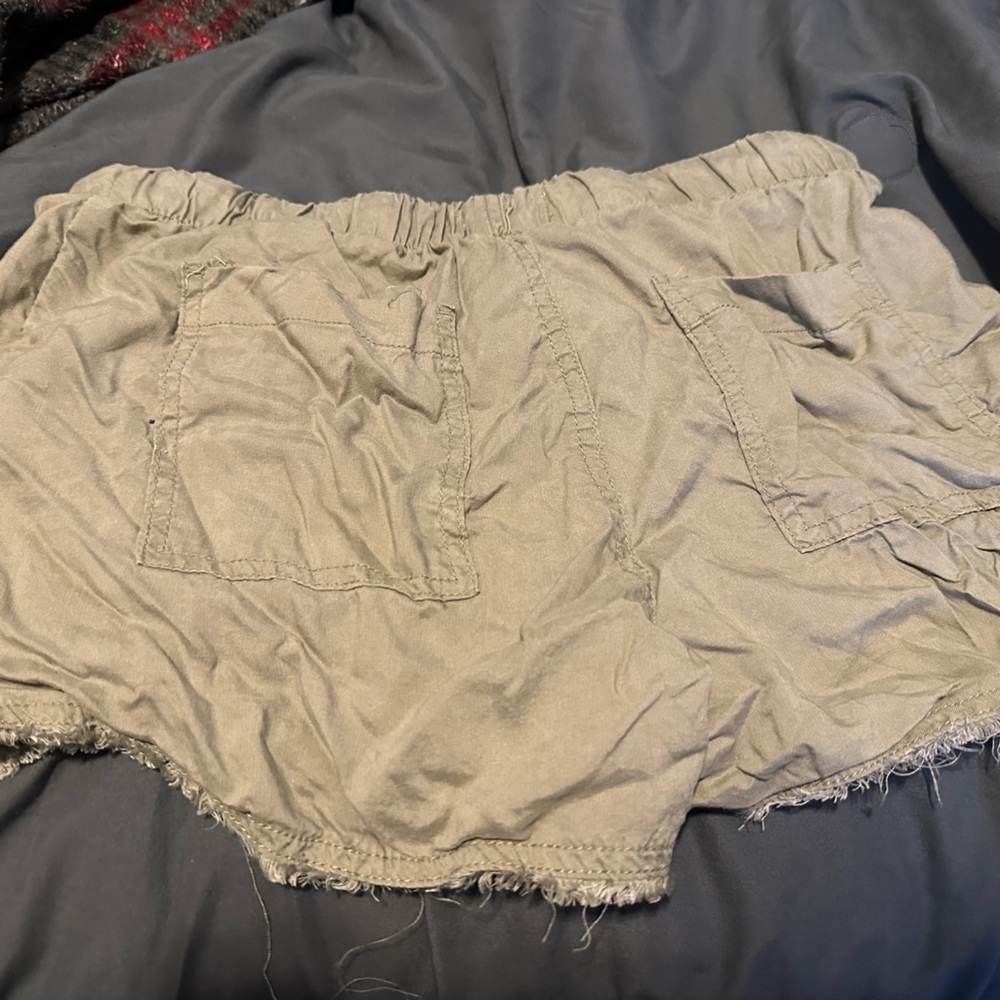 Olive Green Soft Shorts